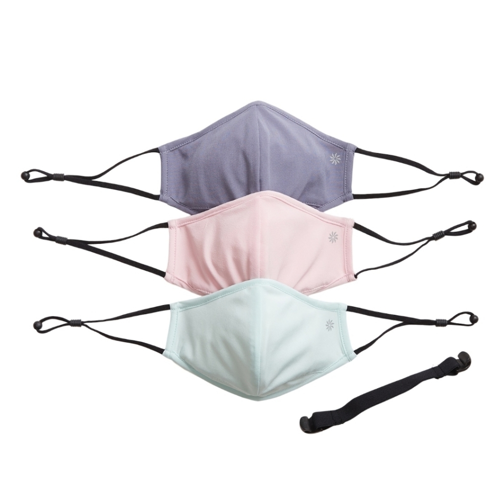 Athleta Girl Adjustable Made to Move with Nose Bridge 3 Pack